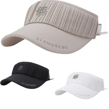 세인트앤드류스 SS 여성 플리츠 포인트 선바이저(821D1CP0513)