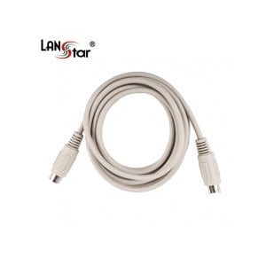 엠지솔루션 LANSTAR PS/2 (M/F) 키/마 연장케이블 LS-PS2-6MF, 5m