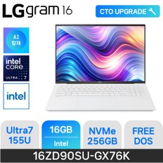 전자 그램16 16ZD90SU-GX76K - 램 16GB/NVMe 256GB/FreeDos