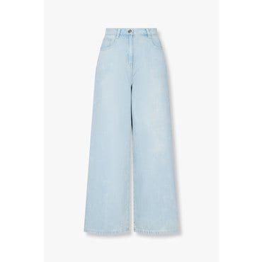 GCUT [지컷25S/S]씬 밴딩 와이드 데님 팬츠(7255255104)그레이 품번변경-7255355800