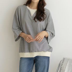 [66-100] 앵그 단가라 칠부 맨투맨 티