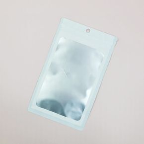 지퍼백(12cm 20cm) 포장용 X 반투명 컬러 화이트