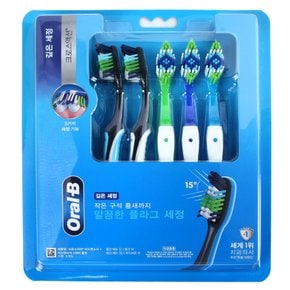 오랄비 어드벤티지 칫솔 3입+크로스액션 2입