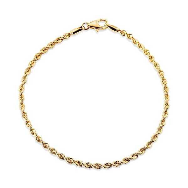 [모룬] 14K 2.3mm 스파이럴 이태리 체인 팔찌 MOB40704