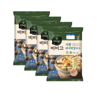  비비고 바지락 칼국수 642g 4개