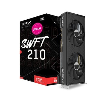 엠지솔루션 XFX 라데온 RX 7600 XT SWFT 210 CORE D6 16GB STCOM