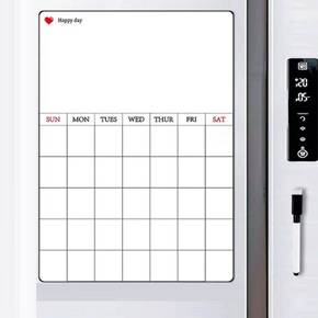 메모보드판 냉장고 자석 달력 스케줄 반찬 관리 X ( 2매입 )