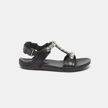 슈콤마보니 Jewelry sporty sandal(black) DG2AM25041BLK