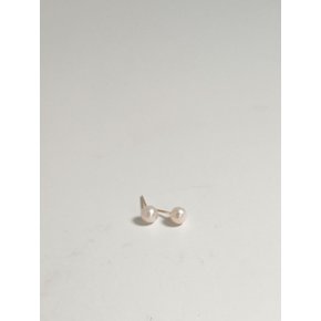 클래식 내츄럴 펄 스터드 이어링 Classic natural pearl stud earrings