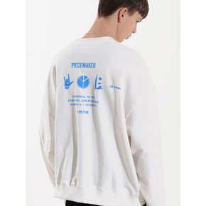 PM ICON SWEAT SHIRTS (IVORY)