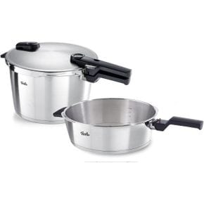 일본 휘슬러 압력솥 Fissler Vitaquick 프리미엄 L 사이즈 2 종 세트 4.3쿼트 8.5쿼트 1709867