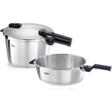  일본 휘슬러 압력솥 Fissler Vitaquick 프리미엄 L 사이즈 2 종 세트 4.3쿼트 8.5쿼트 1709867