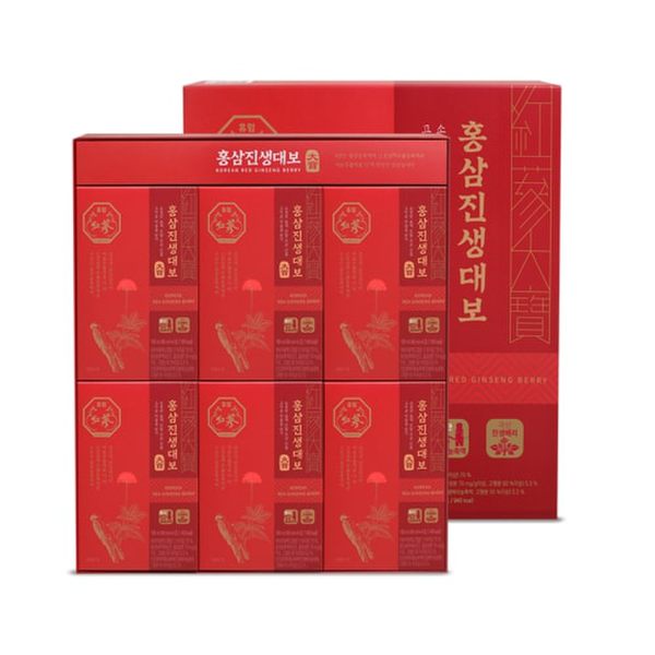 (소비기한 2025.12.21) 휴럼 홍삼진생대보 40ml*24포 (쇼핑백 포함)