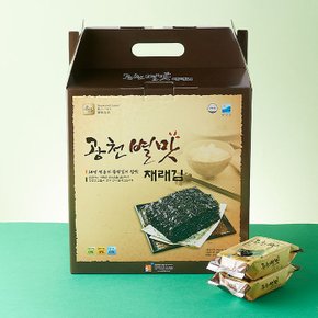 [명절 후 순차배송][작심밀도]산지직송 광천 별맛 재래김(식탁용김 15봉)