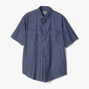 [케네스필드] S/S ROOMY SHIRT CHAMBRAY / 샴브레이 반팔 셔츠 KFC1M40001