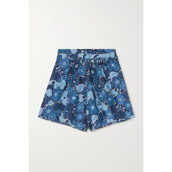 페이스풀더브랜드 페이스풀 네트 서스테인 펠리아 로프 트림 플로럴 프린트 리넨 쇼츠 1647597326069296