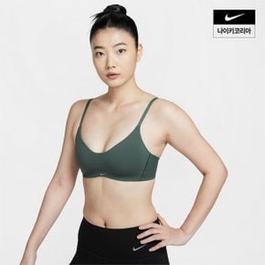 우먼스 나이키 엘레이트 라이트 서포트패드 컨버터블 스포츠 브라 NIKE FQ3551-338