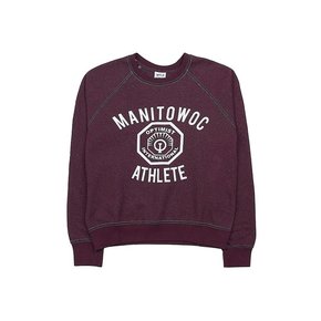 [와일드 동키] 매니토웍 코튼 맨투맨 FR MANITOWOC DYED BURGUNDY