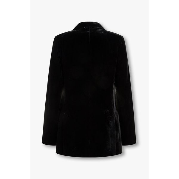 여성 원 스냅 버튼 벨벳 자켓 A525302516000