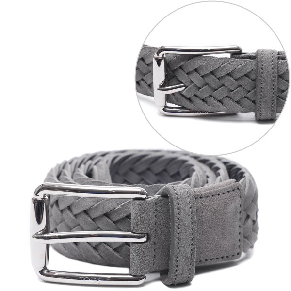 [부산점] 26SS 남성 우븐 스웨이드 벨트 (XCMCPR23100 HMK B607 26S)