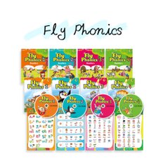 [픽토리]Fly phonics　플라이파닉스 1-4(리더스/벽그림/워크북/단어카드/CD) //사은품랜덤