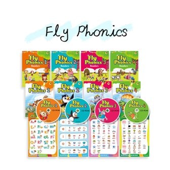  [픽토리]Fly phonics　플라이파닉스 1-4(리더스/벽그림/워크북/단어카드/CD) //사은품랜덤