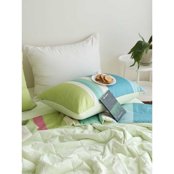 고밀도 순면X냉감 프리미엄 누빔 베개커버 3종