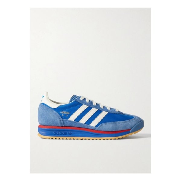 Sl 72 Rs 가죽 스웨이드 트리밍 메시 스니커즈 블루 1647597331846416