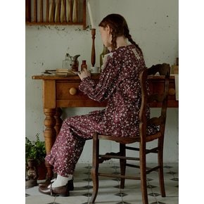 앤의 로즈벨 긴팔 투피스 버건디 (30수)