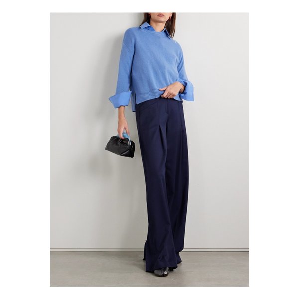 자수 캐시미어 스웨터 블루 1647597348751725