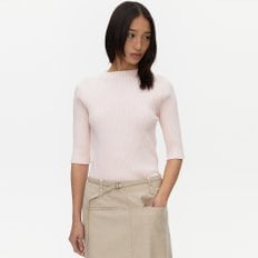 Mock Neck Sweater_LIGHT PINK