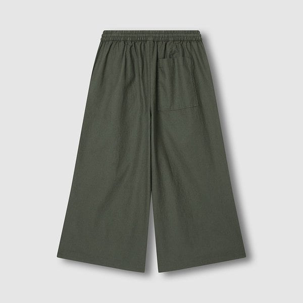 여 리넨 블렌디드 큐롯 팬츠 J126201063048