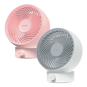 고급 미니 테이블 선풍기 X 2개(핑크+화이트)