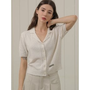 Collar Cool Knit Cardigan_NSCA471 (Hautebeige)