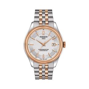 독일 티쏘 메탈 시계 Tissot Gentleman Automatic Mens 워치 with Gold Bezel T927.407.41.031.0