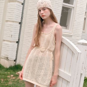 ROSE STRAP SLEEVELESS ONEPIECE IVORY