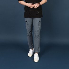 WDKCP66S 남자 빅사이즈 옆 카고 오비밴드 밴딩팬츠