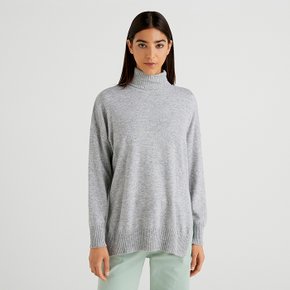 Loose oversized fit turtleneck knitwear_1035D201IMG