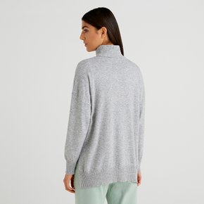 Loose oversized fit turtleneck knitwear_1035D201IMG