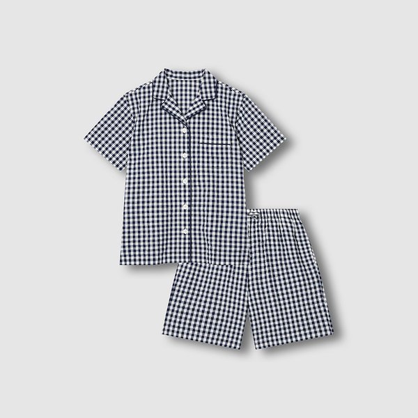 여 시어서커 5부 파자마 세트 J216201075057