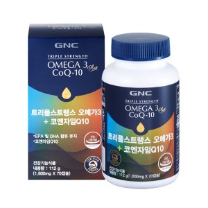 GNC 트리플스트랭스 오메가3 + 코엔자임Q10 (70캡슐)