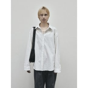 Standard Stripe Loose Fit Cotton Shirt