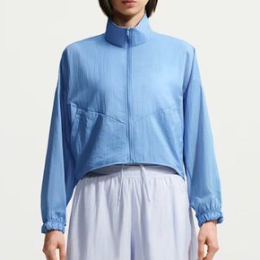 여성 바람막이 오버사이즈 경량 립스탑 윈드러너 블루 IF0588-486 AS 가능한 국내매장