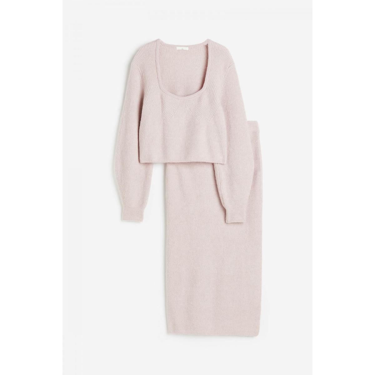 에이치엔엠 MAMA 리브니트 2피스 세트 1112850002 ROSA CLARO - SSG.COM