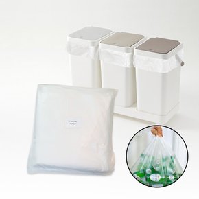 쓰레기 분리수거함 비닐봉투 25리터 100매