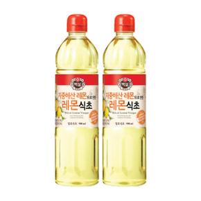 백설 지중해산레몬식초, 900ml, 2개