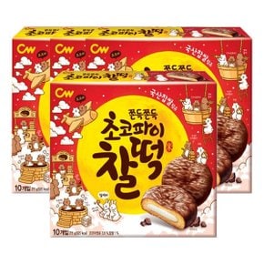 청우식품 초코파이 찰떡 215g 4개