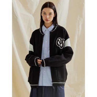 원더플레이스 OCEAN VARSITY KNIT JACKET [2 COLOR]