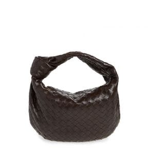 우먼 Bottega Veneta Teen 조디 인트레치아토 레더 호보백 2132 Fondant Gold 9281035