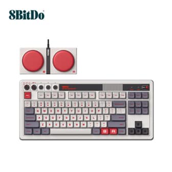  [해외직구] 8BitDo 무선 기계식 게이밍 키보드/레트로 메카니컬 키보드 87키 텐키리스 배열